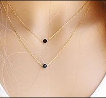 Любовь, черный кристалл, подвеска, ожерелье для женщин, бижутерия, ювелирные изделия, Exo Colar, новинка, девушка, одно направление, NA600