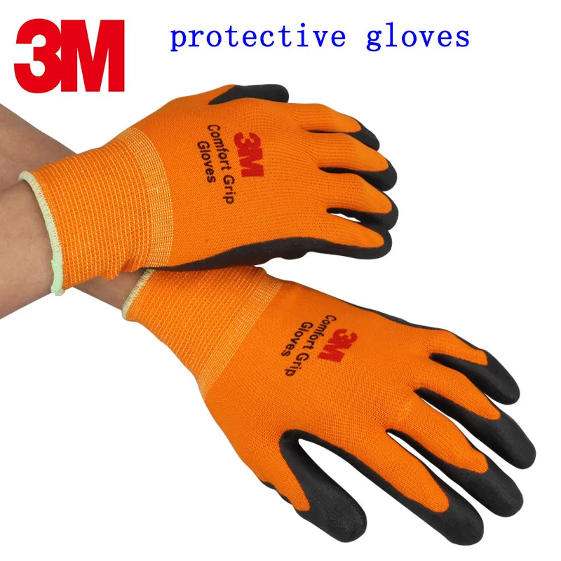 3 м защиты Перчатки дышащая погружения Рабочая Перчатки носимых Нескользящая машина для ремонта труда защитные перчатки