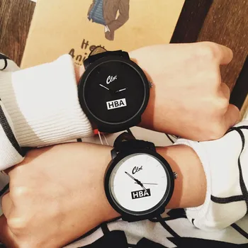 

Couple table Fashion Leather Band Watches Men Quartz Women Dress Watch Sport Clocks Men's watch Wrist Party decoration