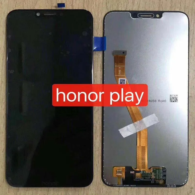 6," для huawei honor play COR-L29, ЖК-дисплей, дигитайзер, сенсорный экран в сборе для huawei honor play, ЖК-дисплей+ рамка