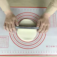 Силиконовый коврик для теста Стекло армированный стекловолокном с антипригарным покрытием духовка, макароны инструменты Кухня поставки 60x40 см; 26X29 см HG99