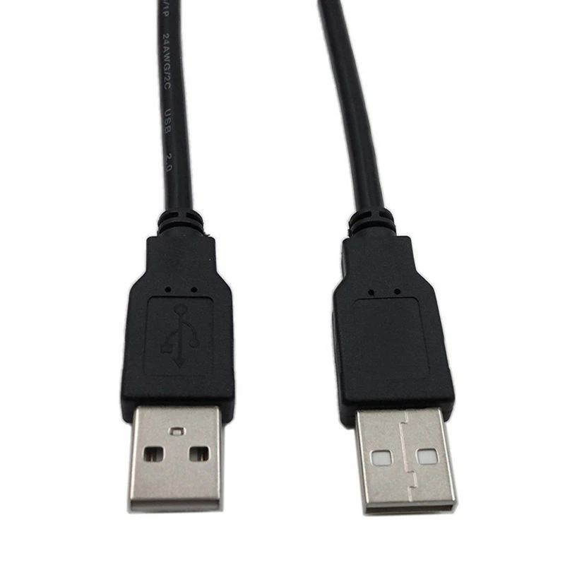1pc Dual USB 2.0 Extension Cable Professional 1 Female Socket Panel Mount to 2 USB A Male Extension Cable 0.5m Mayitr