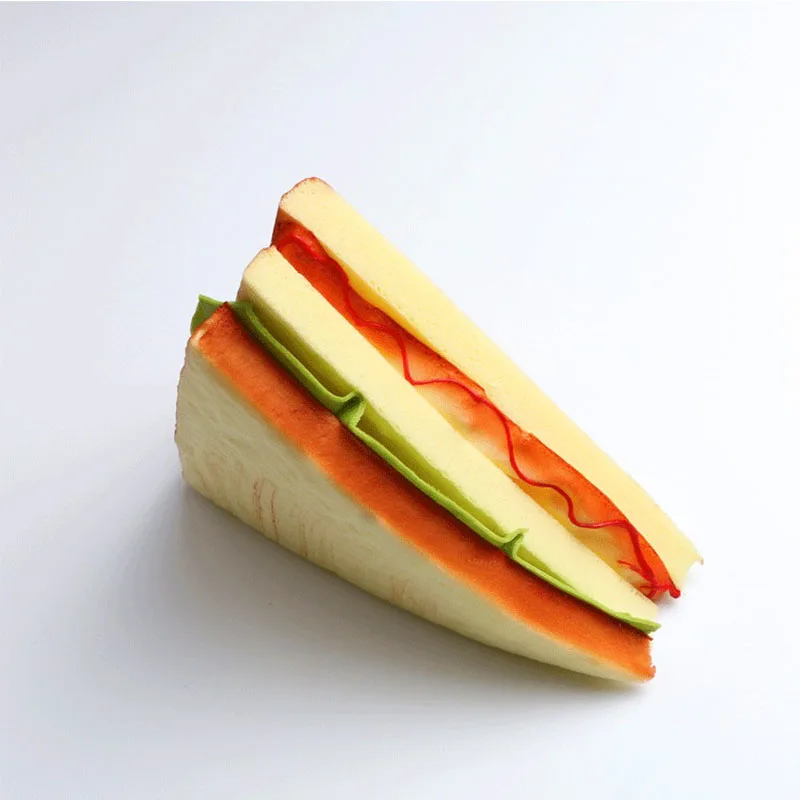 

PU Fake Bread Sandwich Bread Cake Artificial Food Props Sandwich