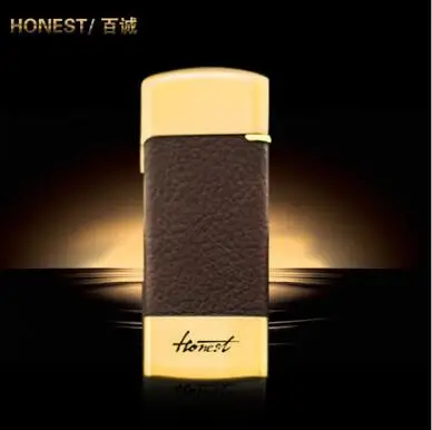 

Honest Qing Yu 2 exquisite ultra-thin skin grinding wheel, open fire direct fire lighter, metal windbreak gas lighter