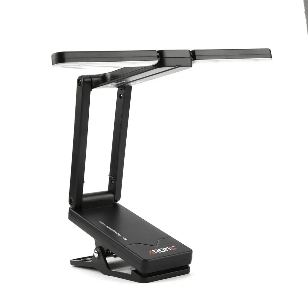  AROMA AL-01 Clip-on Rechargeable Music Stand Lamp for Guitar Piano LED Stage Light USB Charge Guita