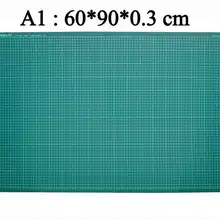 ПВХ самовосhealing вающийся режущий коврик с сеткой A1 ремесло темно-зеленый лоскутные инструменты Режущий коврик 60*90 см