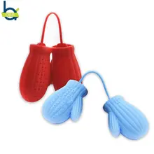 OBR силиконовый сито для чая многоразовые перчатки для заварки чая форма рассыпной чай фильтр травяной сито для приправ чайный горшок аксессуары