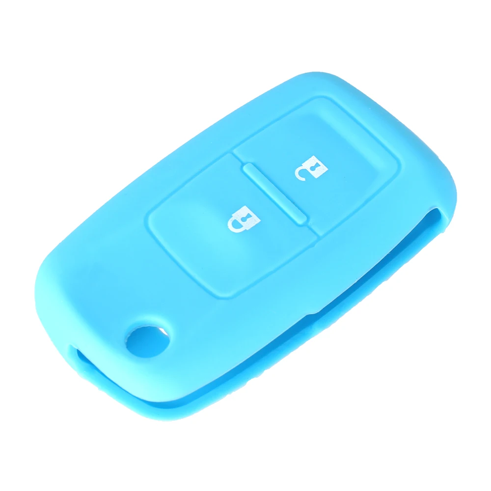 Dandkey силиконовый 2 кнопки дистанционный ключ-брелок от машины чехол держатель Крышка для Фольксваген MK4 Seat Altea Alhambra Ibiza Polo T5 Passat
