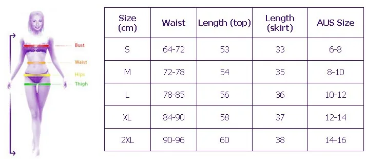 442 size chart