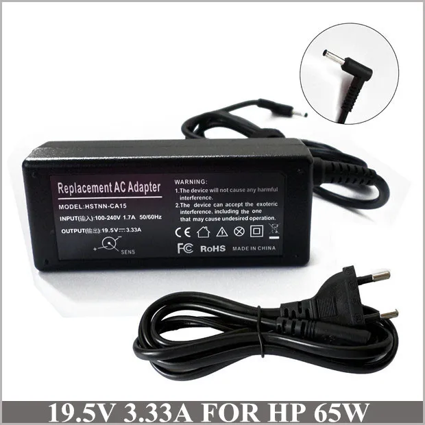 

19.5V 3.33A 65W Laptop AC Adapter Charger For Caderno HP Pavilion 15-e003ep 15-e003sp 15-e003sr 15-e004ax 15-e004au 15-e004ej