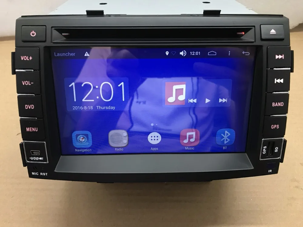 BYNCG " 2din Android 8,0 автомобильный dvd-плеер для kia sorento 2006-2012 с 2G ram Wifi 3g gps Bluetooth MP3/4 Радио сенсорный экран