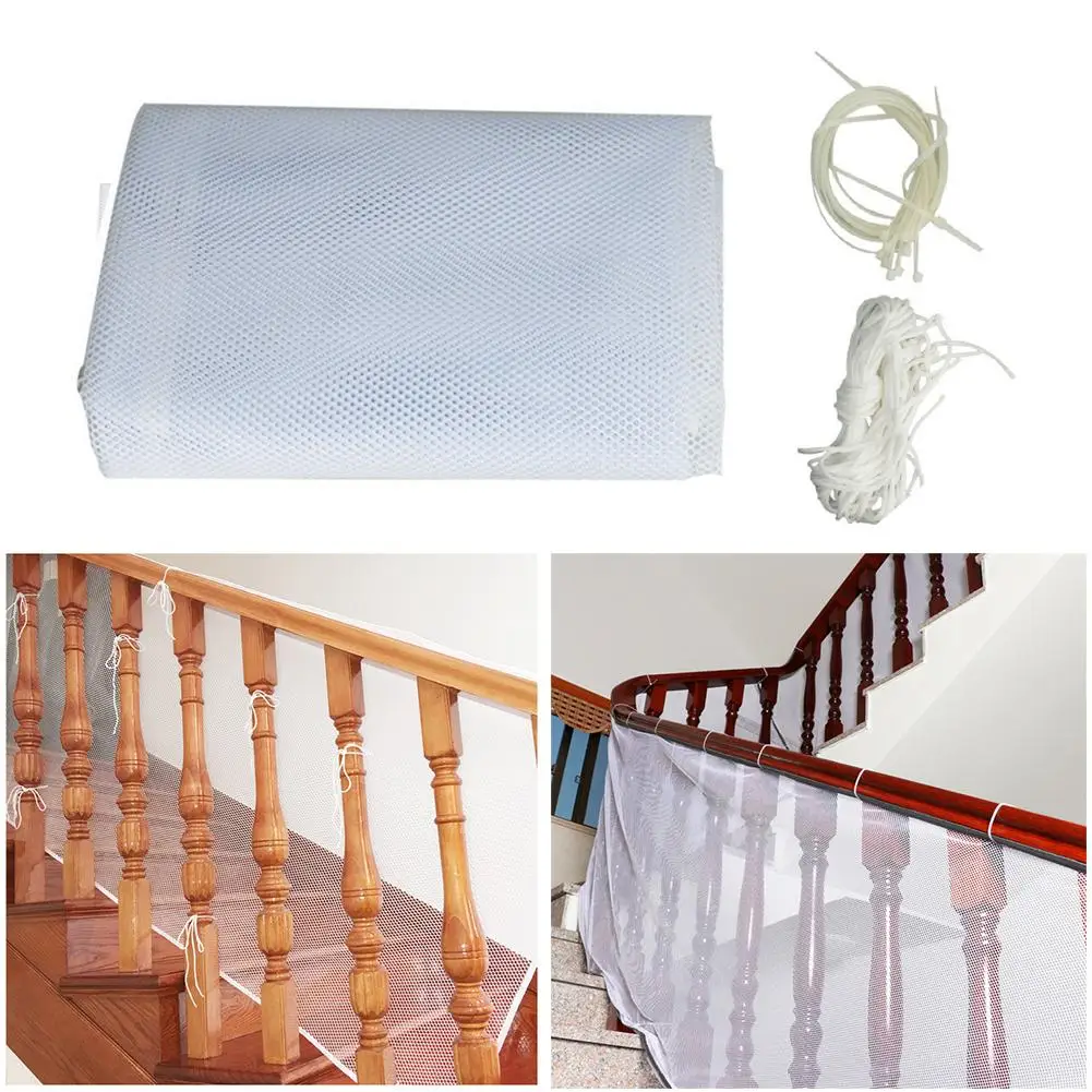 

Thickened Safe Rail Outdoor Balcony Stairway Deck Railing Safety Net Banister Stair Net Child Pet Toy Safety Stairs Protector