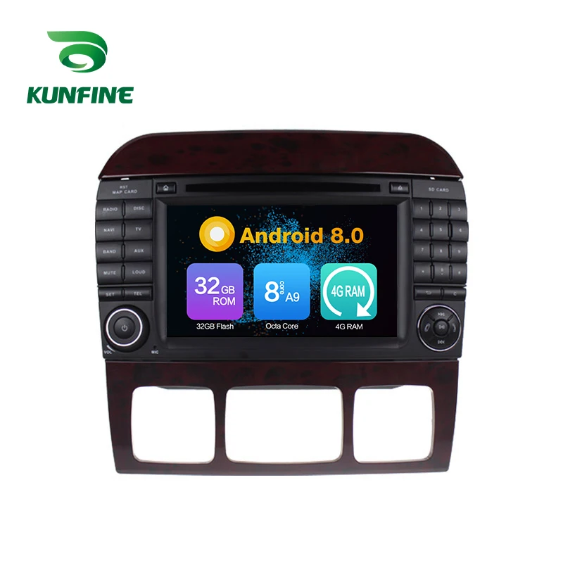 Android Car DVD GPS Navigation Multimedia Player Car Stereo For BENZ S-(1998-2005)...8.0 Radio Headunit  (1) - 