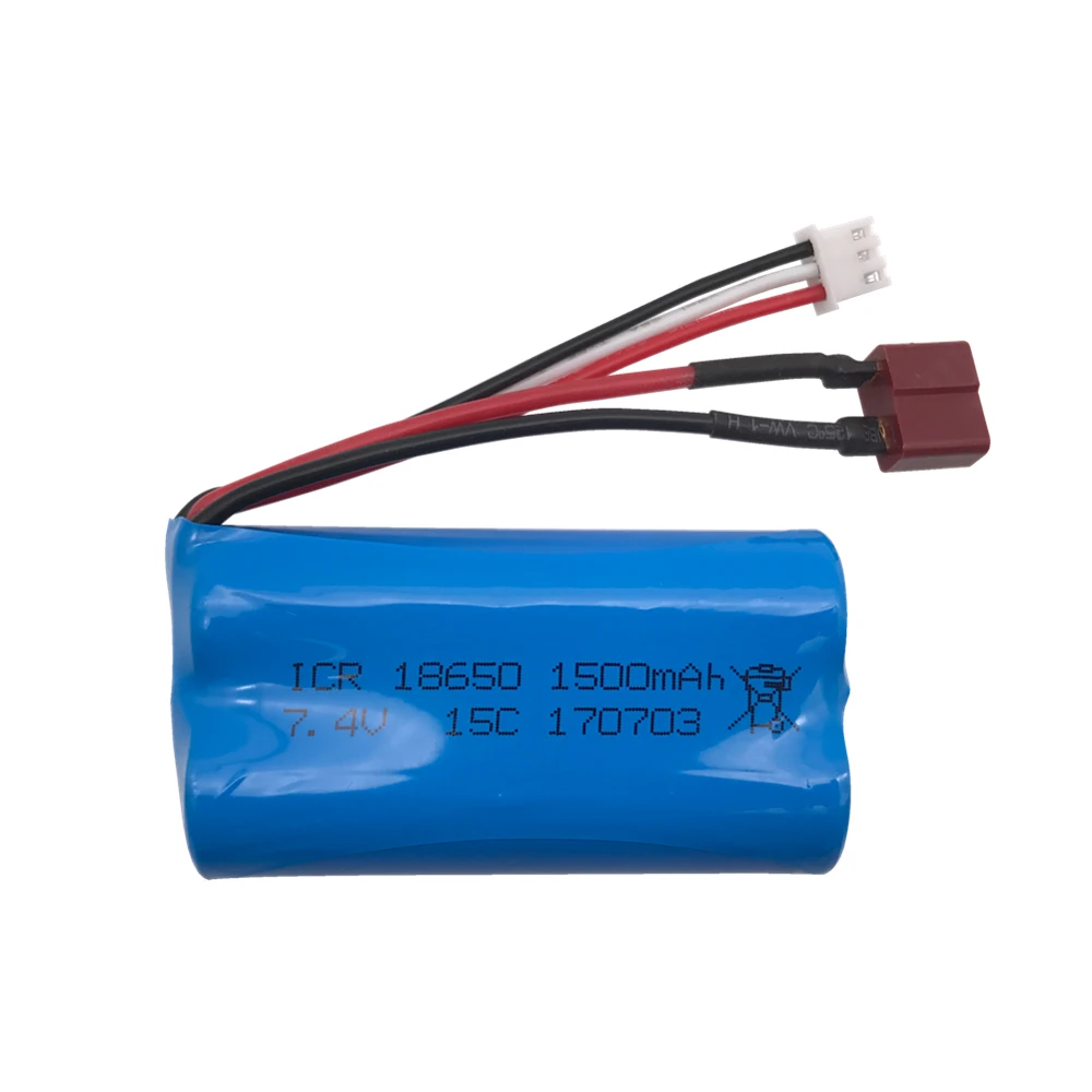 7,4 V 1500 mAh модель самолета вертолета высокого разряда 15c 18650 2S 12428 RC автомобиль 7,4 V литиевые батареи