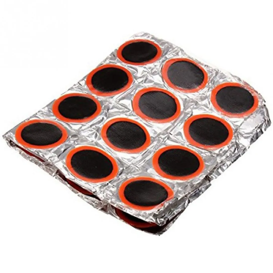 

Dewtreetali Aarrivals 48Pcs 25mm Round Bicycle Tire Tyre Rubber Patch Piece Repair tools kits for Cycling Tyre Puncture Repair