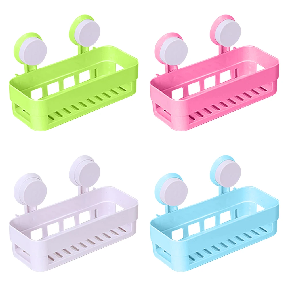Buy Suction Cup Bathroom Shelf Shampoo Holder