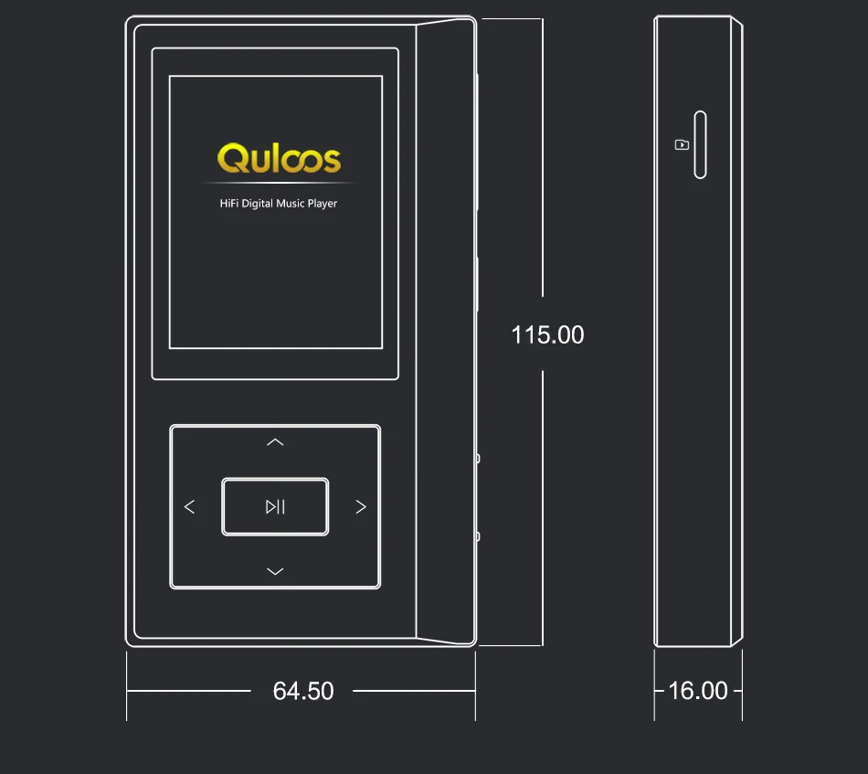 Quloos QA361 QLS HiFi музыкальный плеер без потерь AK4495SEQ ЦАП чипы 6* OPA1622 чистый звук DSD жесткий код MP3 двойной фемтосекундные часы