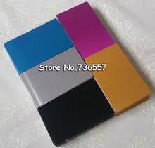 100pcs Blank sublimation metal name card printing blank business ID card use sublimation ink and paper five colors