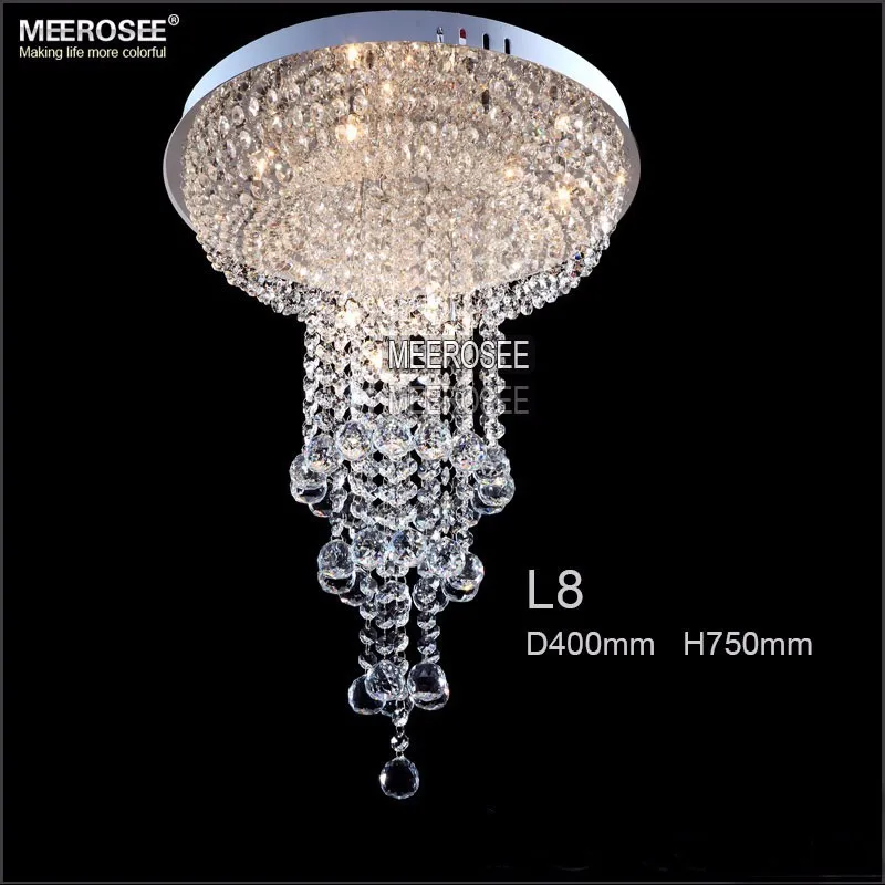Led Lamp Lamparas De Techo Round Re Crystal Stair Luminaria Led Lamp Lamparas De Techo Round Re