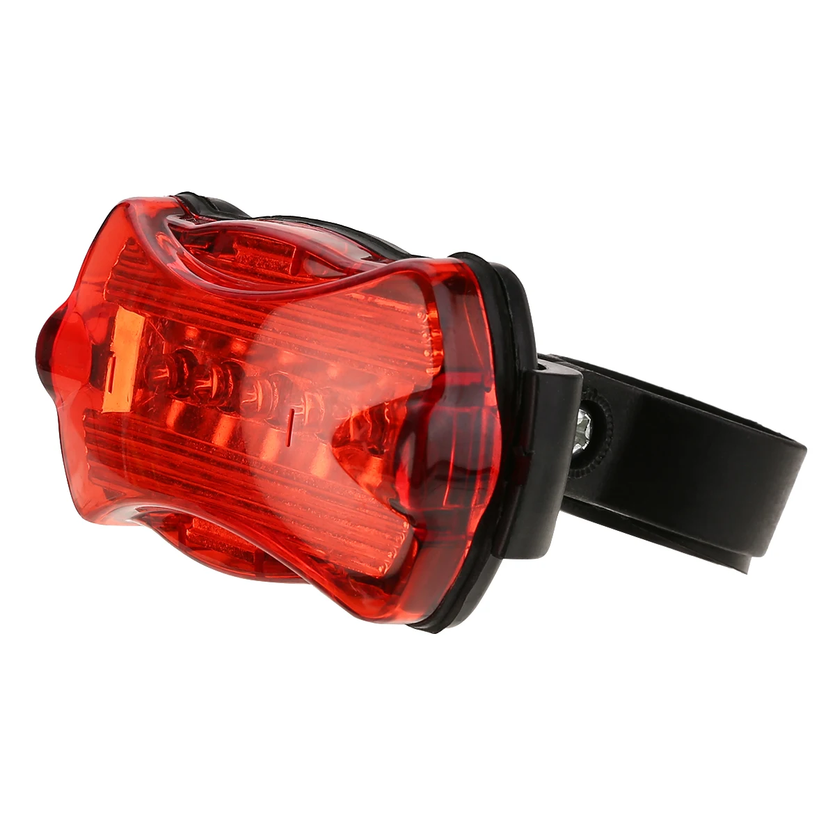 1Pcs 5LED Bicycle Cycling Tail Rear Light Bike Red Taillight Lamp Safety Warning Bike Bicycle Accessories