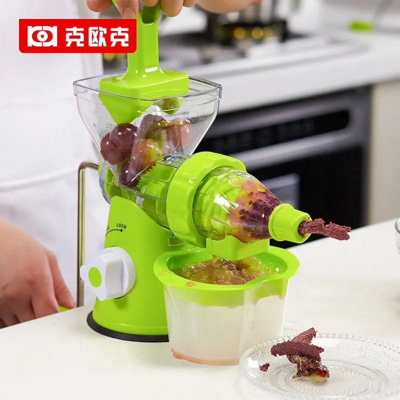 

KOK Juicer Manual Multifunction Vegetable And Fruit Squeezer Fresh Apple Orange Carrot Juicer Machine Health Kitchen Tools