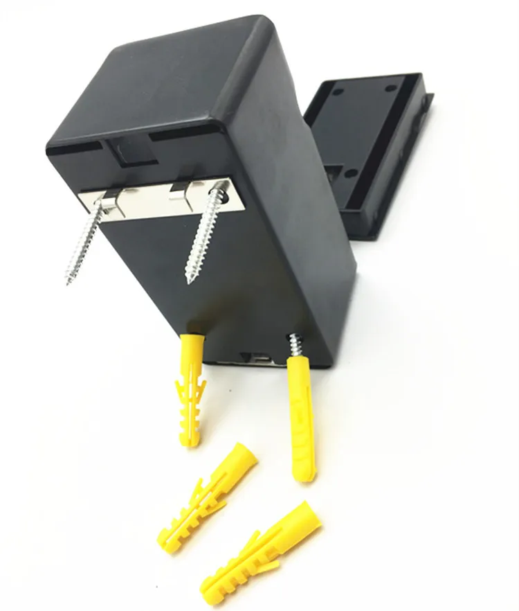 Wall Mounted Key Safe Storage Organizer Box With Combination Lock 10-Digital Password Weatherproof Cover For Home Outdoor Use