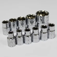 8~ 32 мм стандартный разъем 1/" дюймовый размер привода мм метрическая система хромированная Cr-V сталь Сделано