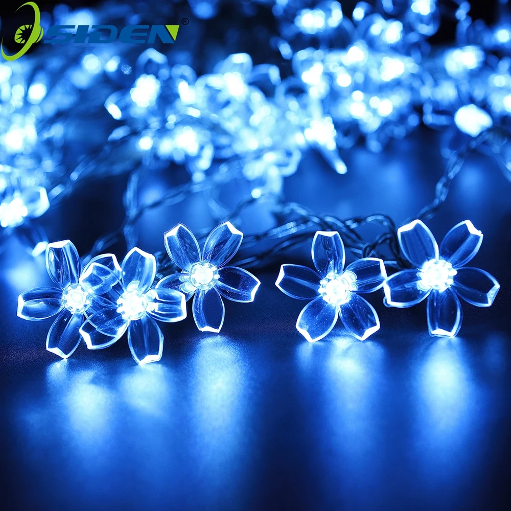 СВЕТОДИОДНАЯ Гирлянда занавес из медной проволоки 2 м 10 6 Вт 20 светодиодов|floral string