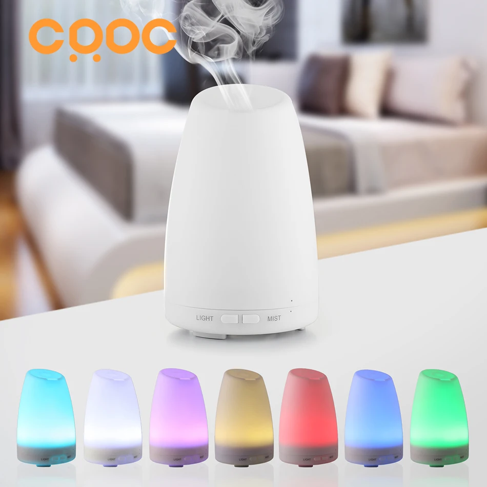 CRDC 100ml Humidifier Ultrasonic Essential Oil Aroma Diffuser protable