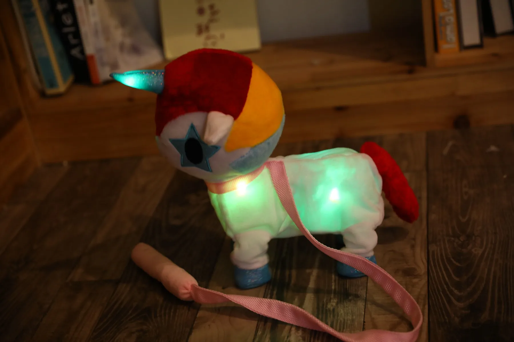 Творческий электрический игрушечный Единорог полноцветная светящаяся поет и ходит лошади для детей