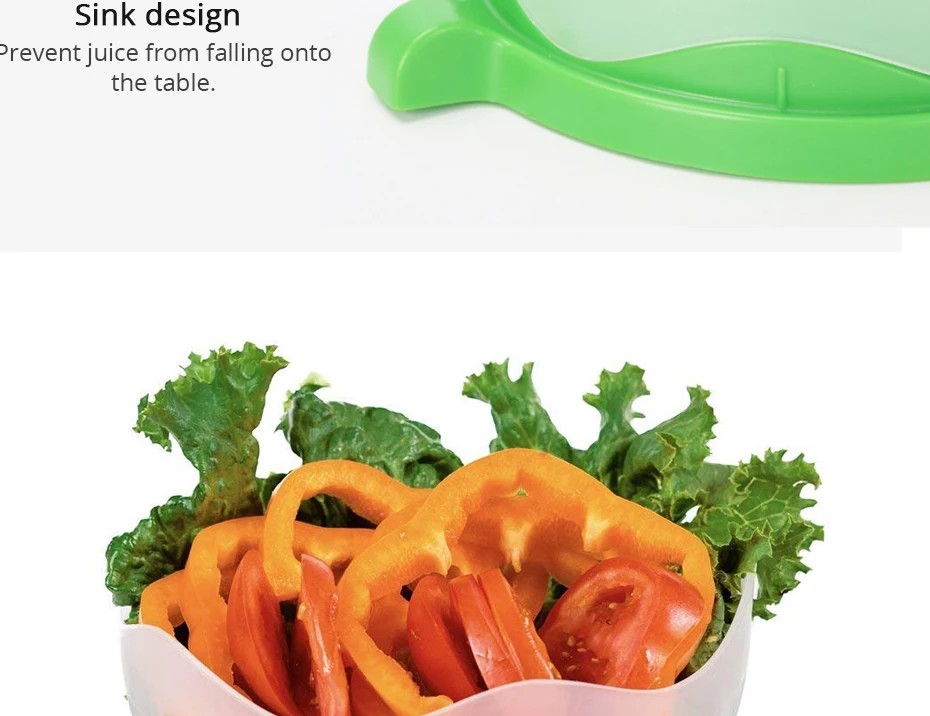 Quick Salad Maker Salad Cutter Bowl Kitchen Gadget Vegetable Fruits Sl –  Shop Kitchen Gadget