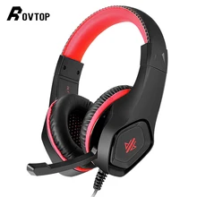Rovtop стерео игровая гарнитура для ПК PS4 Xbox One контроллер компьютер Мобильный телефон наушники с микрофоном для ноутбуков, mac компьютер Z2