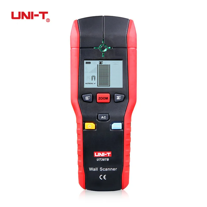 

UNI-T UT387B Handheld Wall Detector Mini Tester Copper Metal Wood AC Cable Wall Finder Scanner Accurate Wall Diagnostic-Tool