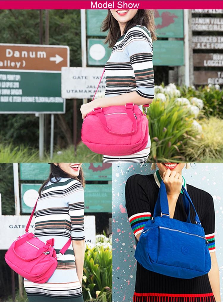 Bojly Fashion Casual Travel Women Handbag Messenger Bags Nylon Tote Shoulder Crossbody Bag Satchel pouch Tote for Ladies female (3)