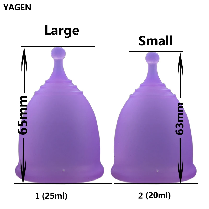 YAGEN 1 шт., чашка для гигиены, для женщин, менструация, чашка,, медицинский класс, силиконовая менструальная чашка, колетор, менструальная чашка