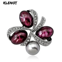 Vintage Pearl Natural Agate Stone Brooches For Women Crystal Brooch Pins Female Brooch For Wedding Bouquets Jewelry Dropshipping victorian vintage dark blue crystal burst star brooch gold tone imitated pearl deco domed round pink stone cross pins for outfit