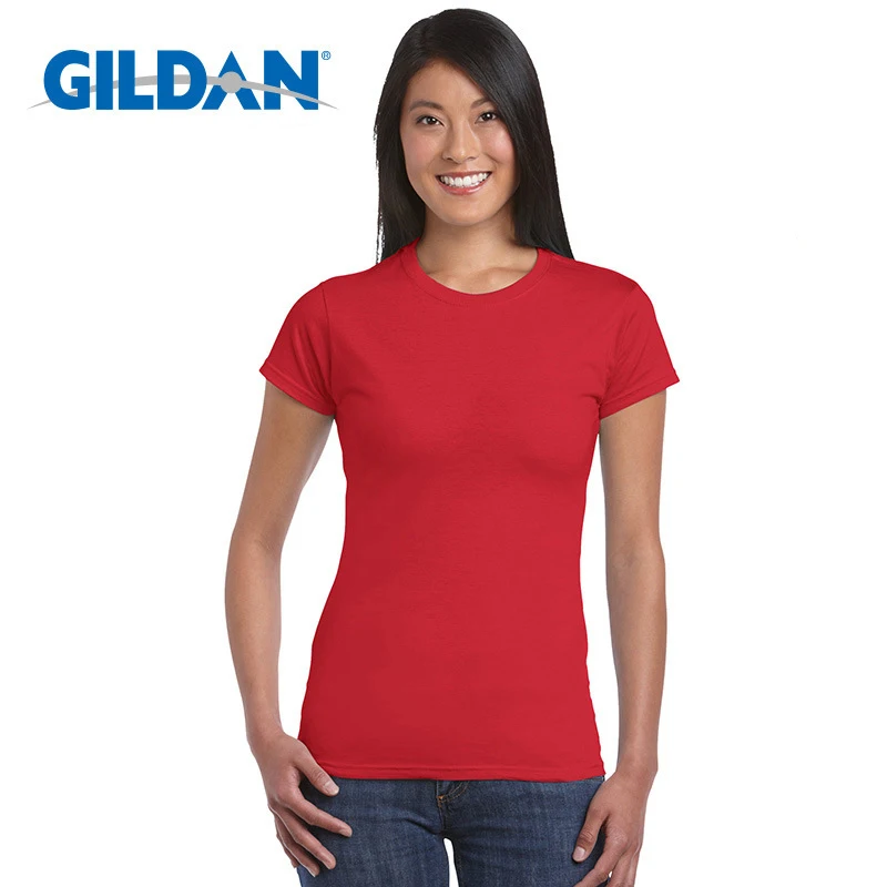 plain red shirt womens