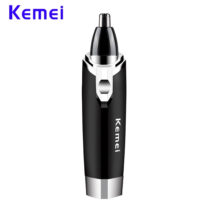 Kemei портативный бритвенный KM-6512, электрический триммер для носа, удаление волос в ушах, лезвие для стрижки волос в носу для мужчин и женщин, уход за лицом 11