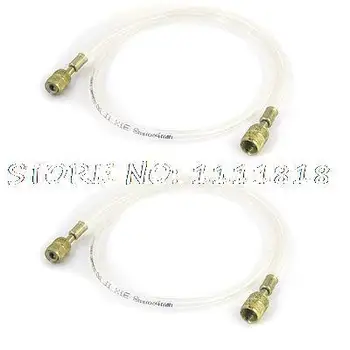 

2 Pcs Air Conditioning Clear 7.5mm Dia Refrigeration Charging Hoses