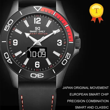 

2018 new waterproof man bluetooth smart quartz watch phone watch with sleeping tracker rechargeable long standby for ios android