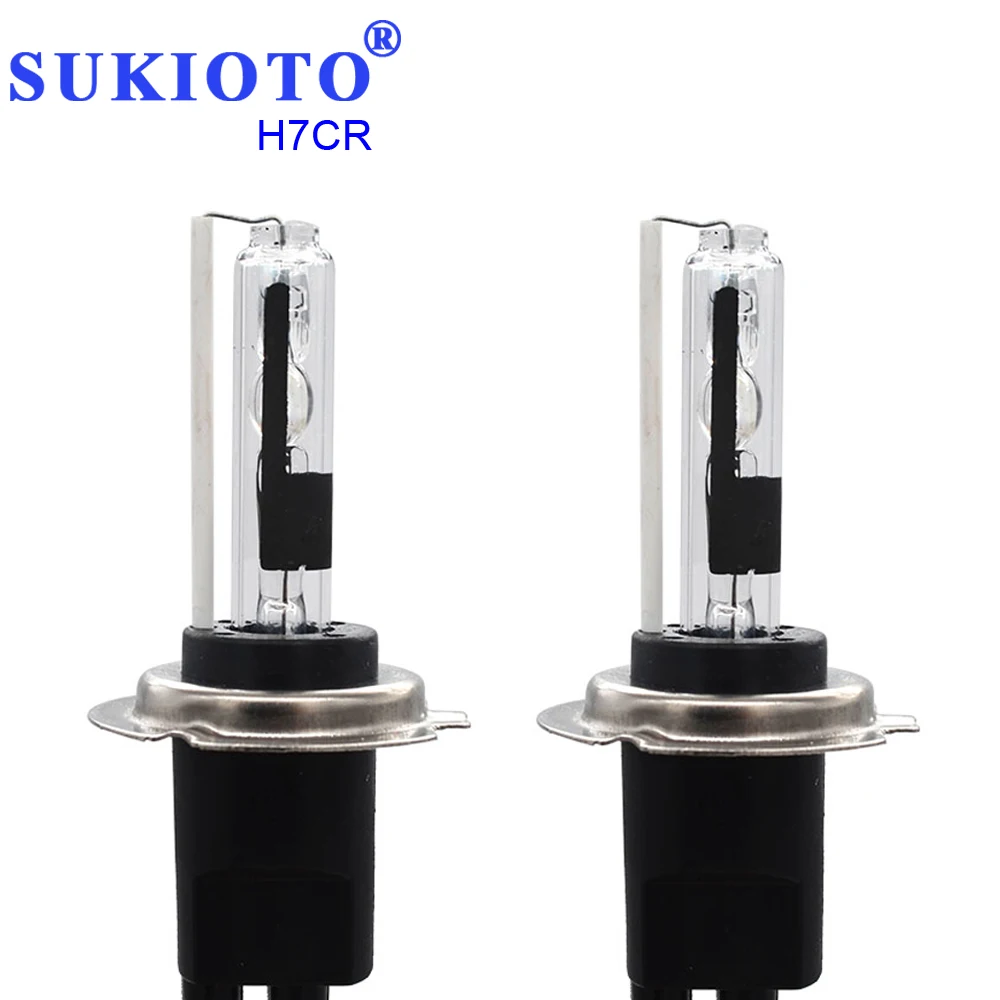 SUKIOTO 55W CANBUS NO Error Xenon H7CR HID Kit Headlight Lamp Bulb 4300K 5000K 6000K 8000K AC Ballast EMC Car Accessory Light  