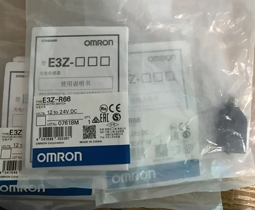 E3Z-T66-D + E3Z-T66-L New Omron Photoelectric Switch E3Z-T66 12-24VDC