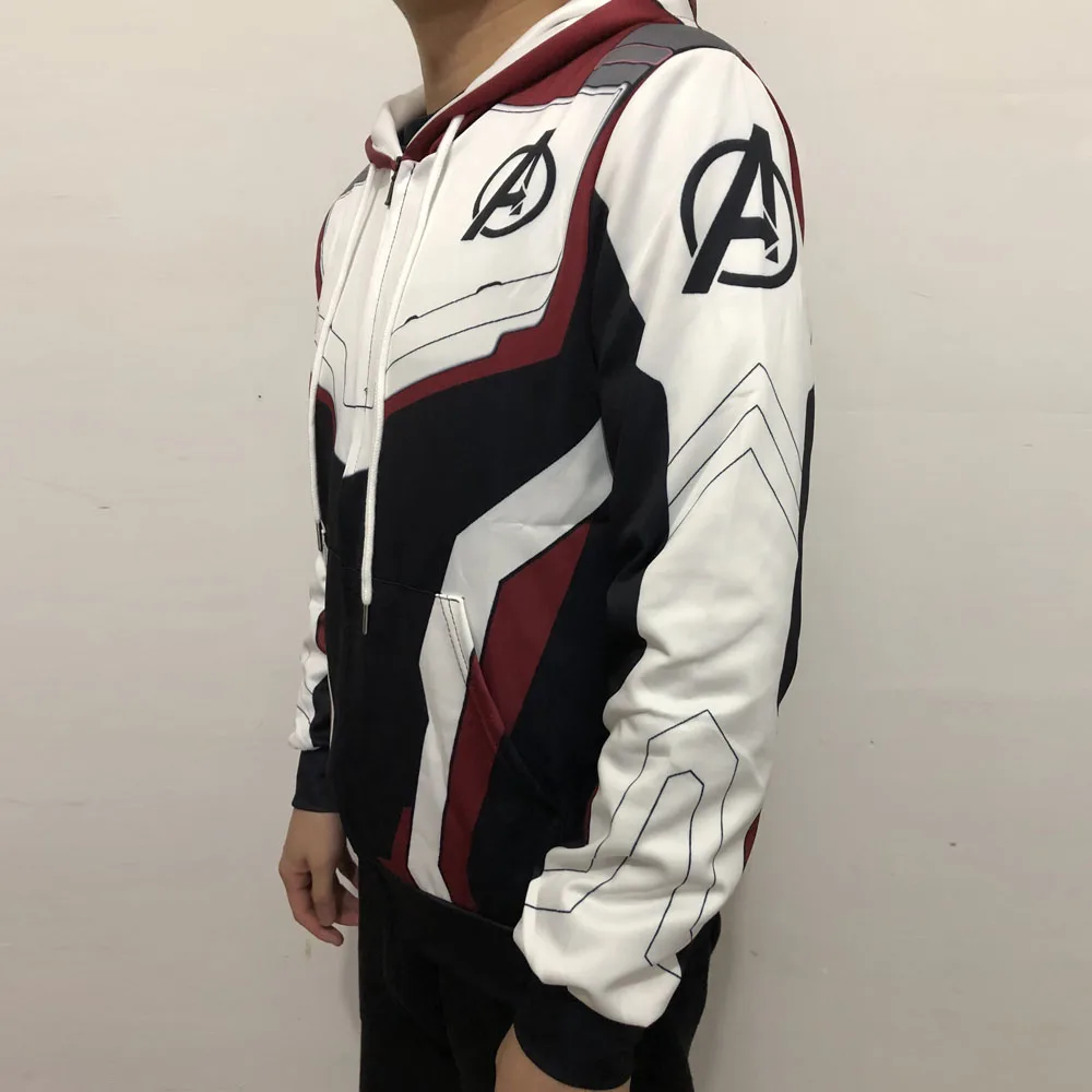 Avengers Endgame Hoodie Cosplay Jacket Sweatshirt Costumes Quantum Realm Pants Marvel superhero Hoodies Long Pant suit Costume