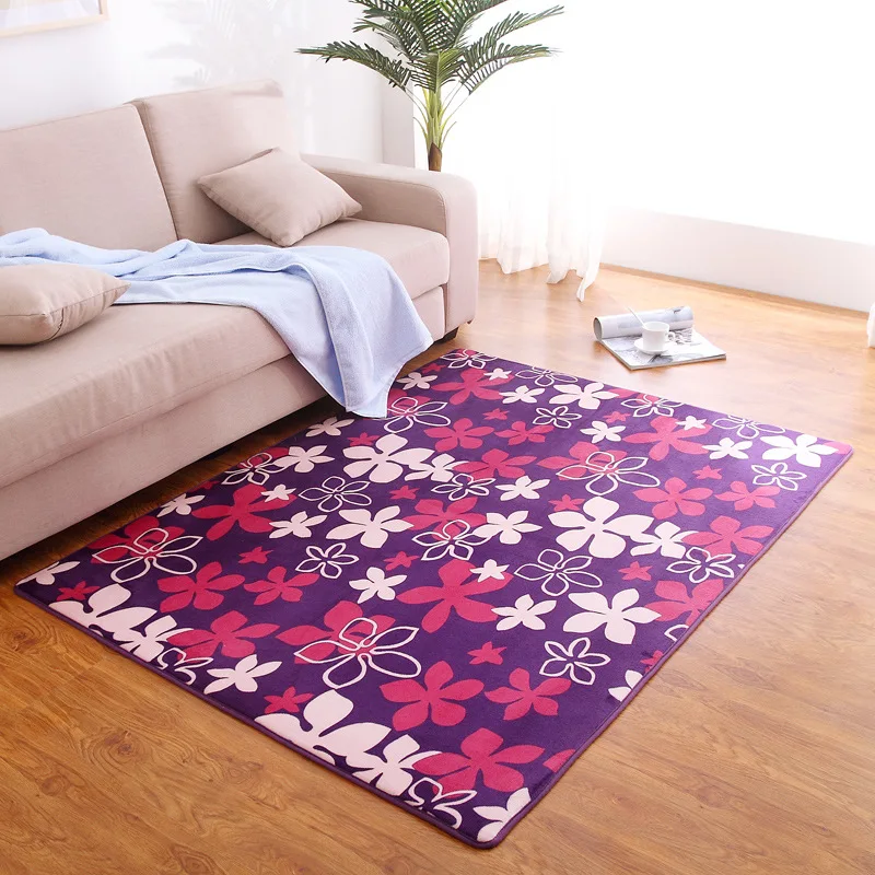 

Zeegle Cotton Carpets For Living Room Anti-slip Carpets Kids Room Bedroom Rugs Sofa Table Floor Mats Soft Carpets For Children