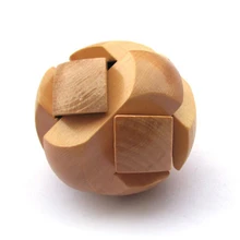 Футбол-образный IQ Деревянный борр головоломка Прорезыватель игра для взрослых