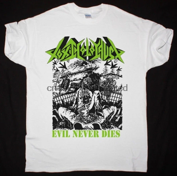 

TOXIC HOLOCAUST EVIL NEVER DIES t-shirt GILDAN REPRINT