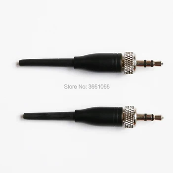 

2Pcs DIY 3.5mm 1/8 Screw Lock Stereo for Sennheiser Sony Headset Tie Clip Lavalier Mics Connector Audio Adapter