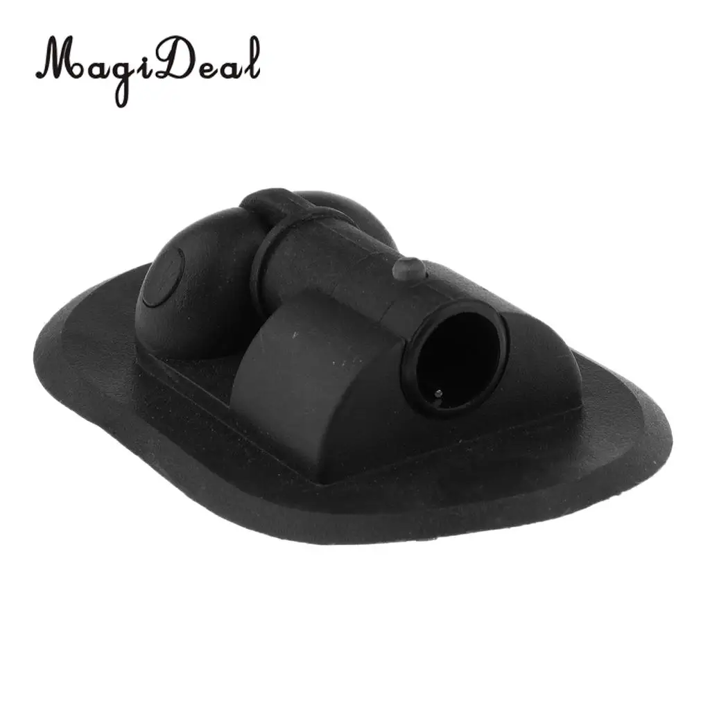 MagiDeal Speedboat Fishing Inflatable Boat PVC Awning/ Sun Shade Deck Mount Black