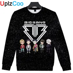 UplzCoo Bigbang 3D толстовки Модная молодежная Для мужчин Для женщин осень Зимние толстовки с длинным рукавом черный печати балахон JA028