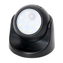 ITimo 9 LED Bulbs LED Night Light with Motion Sensor 360 Rotation Sleeping Light PIR IR Infrared Detector Kids Bedside Lamp
